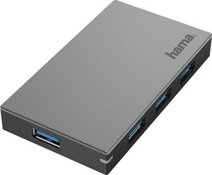 HUB USB Hama 4x USB-A 3.0 (002001150000) 1