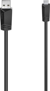 Kabel USB Hama USB-A - miniUSB 0.75 m Czarny (002006050000) 1