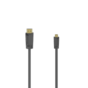Kabel Hama HDMI Micro - HDMI 1.5m czarny (002050160000) 1