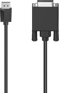 Kabel Hama DisplayPort - DVI-D 1.5m czarny (002007130000) 1