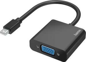 Adapter AV Hama DisplayPort Mini - D-Sub (VGA) czarny (002003330000) 1