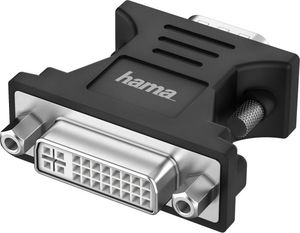 Adapter AV Hama DVI-I - D-Sub (VGA) czarny (002003410000) 1