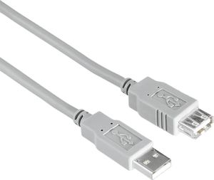 Kabel USB Hama USB-A - USB-A 1.5 m Szary (002009050000) 1