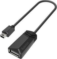 Adapter USB Hama miniUSB - USB Czarny  (002003090000) 1