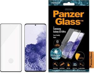 PanzerGlass E2E Microfracture do Galaxy S21 Ultra Case Friendly Finger Print AntiBacterial 1