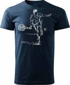 Topslang Koszulka z tenisistą Tennis męska granatowa REGULAR XL 1