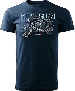Topslang Koszulka z Moto Guzzi Griso męska granatowa REGULAR XXL 1