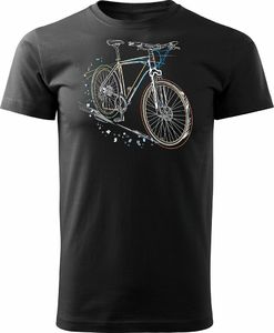 Topslang Koszulka rowerowa MTB Mountain Bike męska czarna REGULAR S 1