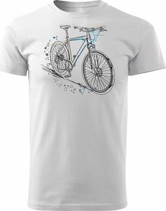 Topslang Koszulka rowerowa MTB Mountain Bike męska biała REGULAR S 1