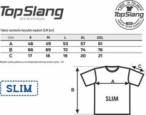 Topslang Koszulka z samochodem Mercedes 300 SL GULLWING męska granatowa SLIM L 3