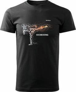 Topslang Koszulka kickboxing męska czarna REGULAR S 1