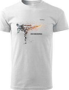 Topslang Koszulka kickboxing męska biała REGULAR S 1