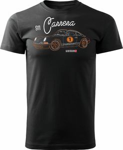 Topslang Koszulka z Porsche Carrera 911 męska czarna REGULAR S 1
