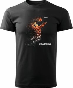 Topslang Koszulka siatkówka Volleyball męska czarna REGULAR XXL 1