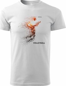 Topslang Koszulka siatkówka Volleyball męska biała REGULAR S 1