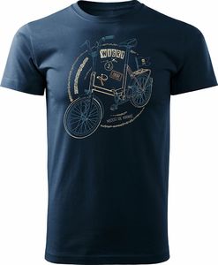 Topslang Koszulka z rowerem Wigry 3 męska granatowa REGULAR XL 1
