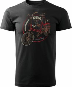 Topslang Koszulka z rowerem Wigry 3 męska czarna REGULAR S 1