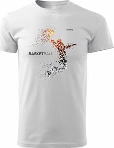 Topslang Koszulka koszykówka Dot Basketball męska biała REGULAR S 1