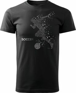Topslang Koszulka z piłkarzem Soccer męska czarna REGULAR XXL 1