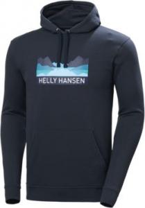 Helly Hansen Bluza męska Nord Graphic Pull Over Hoodie Navy r. L (62975_597) 1