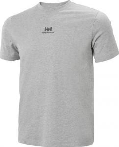 Helly Hansen Koszulka męska YU20 Logo T-shirt Grey Melange r. L (53460_949) 1