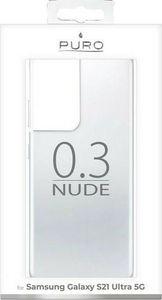Puro Puro 0.3 Nude - etui Samsung Galaxy S21 Ultra przezroczysty 2