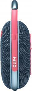 Głośnik JBL Clip 4 niebiesko-różowy (CLIP4BLPI) 5