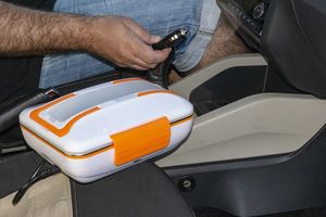 De Gusto Podgrzewany pojemnik na żywność Lunch Box Warmy pomarańczowy 4