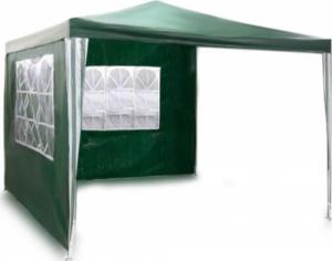 Plonos Pawilon ogrodowy + 2 scianki 3 x 3m zielony Plonos 1