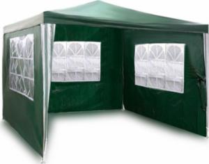 Plonos Pawilon ogrodowy 3 scianki 3 x 3m zielony Plonos 1