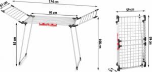 Suszarka na pranie Massido Debora 11