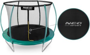 Trampolina ogrodowa Neo-Sport NS-08C181 z siatką wewnętrzną 8.5 FT 252 cm 3