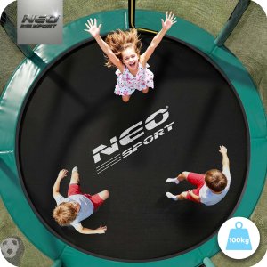 Trampolina ogrodowa Neo-Sport NS-08C181 z siatką wewnętrzną 8.5 FT 252 cm 7