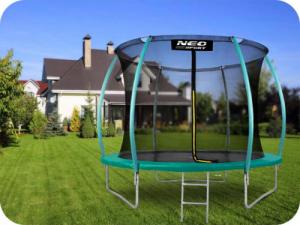 Trampolina ogrodowa Neo-Sport NS-08C181 z siatką wewnętrzną 8.5 FT 252 cm 4