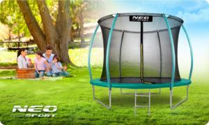 Trampolina ogrodowa Neo-Sport NS-08C181 z siatką wewnętrzną 8.5 FT 252 cm 6