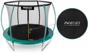 Trampolina ogrodowa Neo-Sport NS-10C181 z siatką wewnętrzną 10 FT 312 cm 3