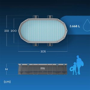 Bestway Basen stelażowy Power Steel 305x200cm 10w1 (5614A) 7