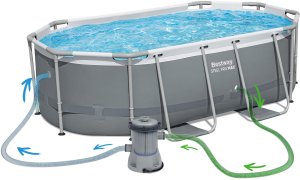 Bestway Basen stelażowy Power Steel 305x200cm 10w1 (5614A) 9