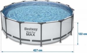 Bestway Basen stelażowy Steel Pro Max 427cm 19w1 (5612X) 8