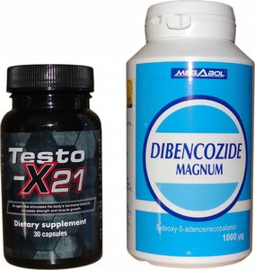 Testox X 21 + Dibencozide dla zawodników mocny zestaw 1