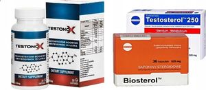 Testonox + Testosterol + Biosterol Mocny zestaw 1