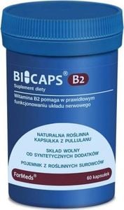 Formeds Bicaps Witamina B2 ryboflawina 40 mg 60 porcji 60 kapsułek ForMeds 1