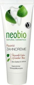 Neobio Pasta do zębów z fluorem, ksylitolem oraz wyciągiem z szałwi i mięty ECO 75 ml 1
