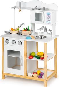 Ecotoys Drewniana kuchnia dla dzieci + akcesoria 5