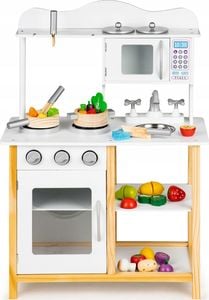 Ecotoys Drewniana kuchnia dla dzieci + akcesoria 6