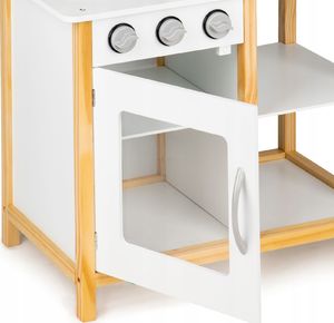 Ecotoys Drewniana kuchnia dla dzieci + akcesoria 9
