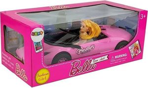 Lalka Barbie Lean Sport Samochód Sportowy Cabrio Auto z Lalką Różowe 5