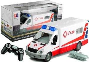 Lean Sport Ambulans Karetka Pogotowia Sterowana na Pilot 1:18 1
