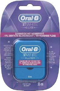Oral-B 3D White Luxe Wybielająca Nić Dentystyczna 1