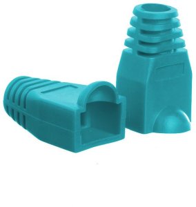 NetRack osłonka na wtyk RJ45 zielona (100 szt) (NP48G) 1